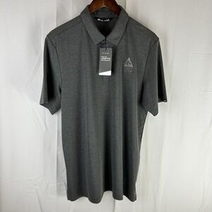NWT Travis Mathew Polo Shirt‎ Mens Short Sleeve Large *COMPANY EMBROIDERED*